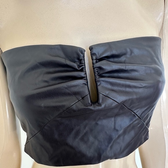 Zara top leather new - Picture 4 of 5